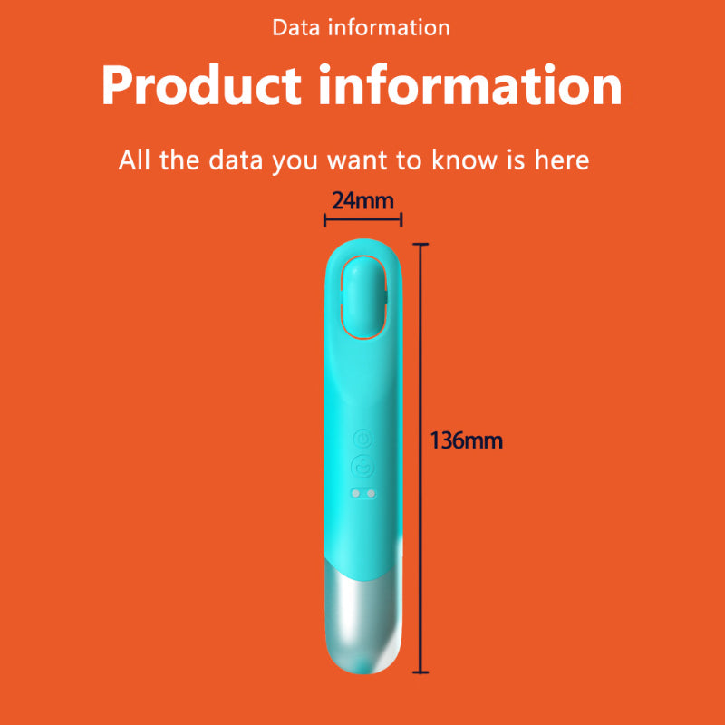 Beauty brush rotating vibration rod with two heads, strong vibration without numbing
