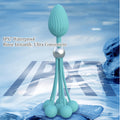 Men and women adult toys, couples shared posterior multi-bead anal plug, insertable vibrating — view 3