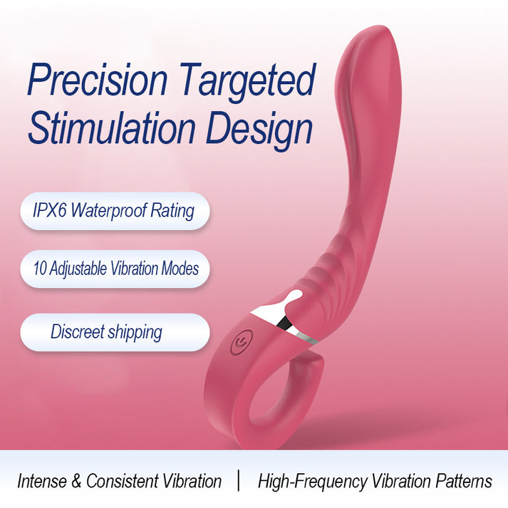 IXP6 Waterproof 10-Speed Vibrator, Soft Skin-Friendly Intimate Device — view 8