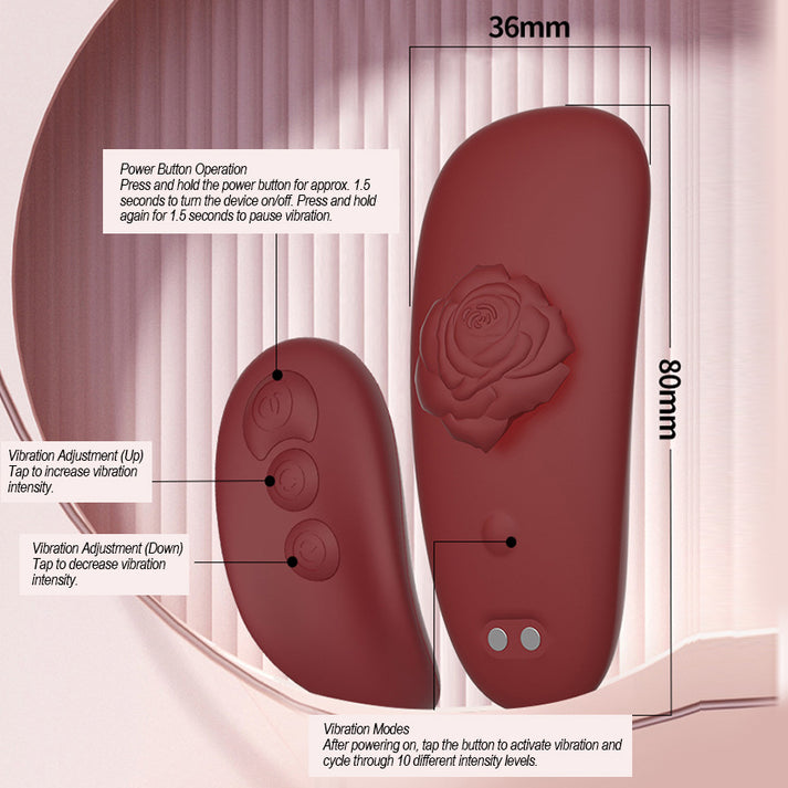 Non-Insertable Wearable Vibrating Egg for External Stimulation — view 2
