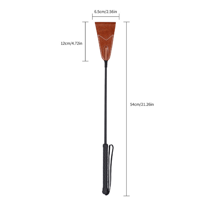 Genuine Leather Adult Play Whip & Paddle Set — view 5
