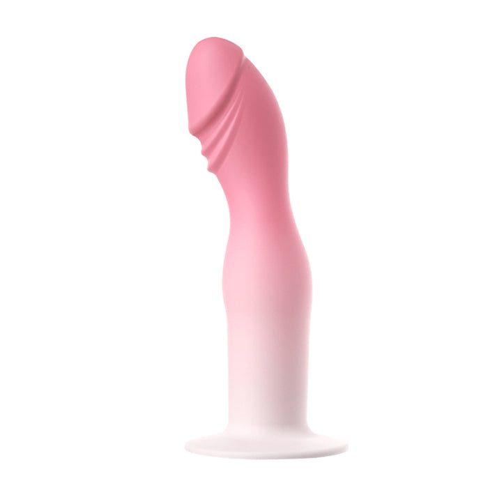 Gradient Tone Liquid Silicone Vibrator, Slim Compact Build with Daily Waterproof Structure