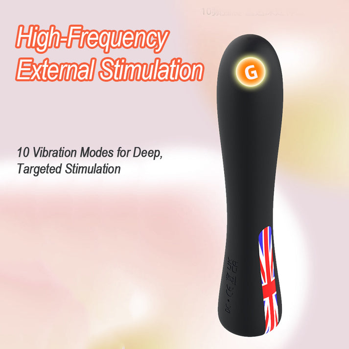 KISSEN Mini Silicone Vibrator with Stimulation Modes — view 8