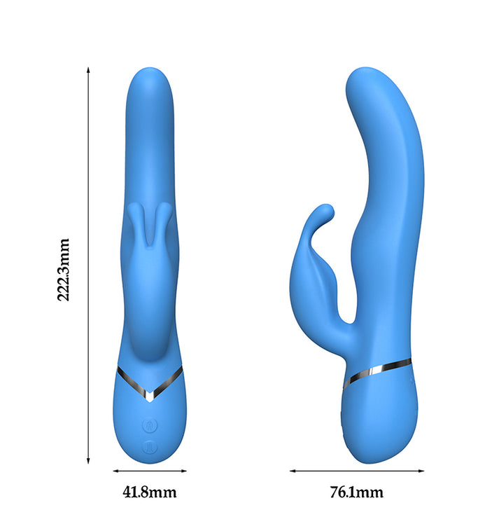 Full Waterproof Rechargeable Silicone Vibrator, Multi-Speed Multi-Frequency Sway Design for Women — view 3