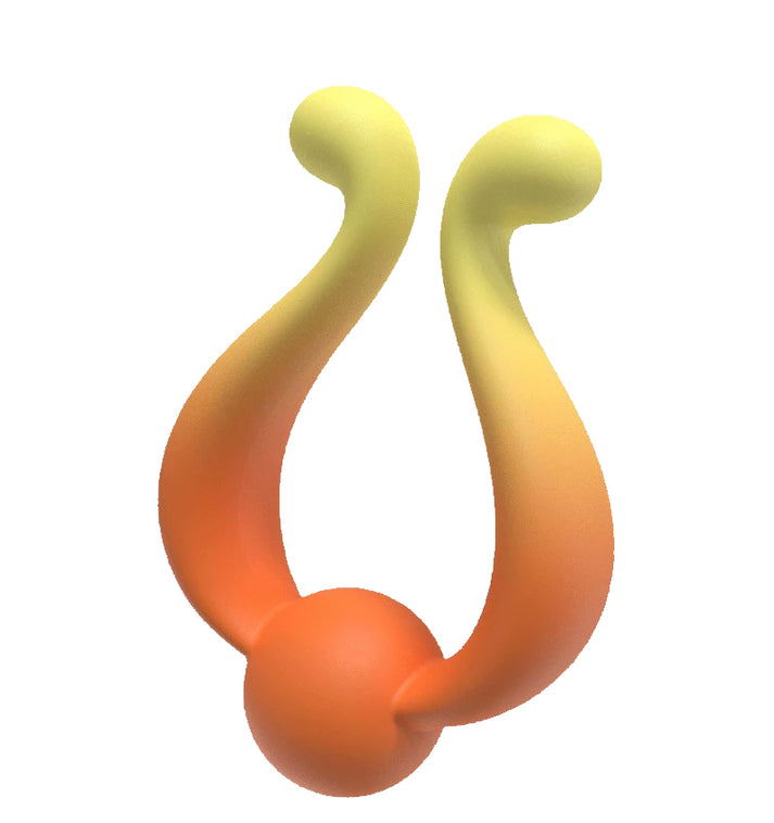 Fully silicone-wrapped vibrating cock ring with a small wireless remote control
