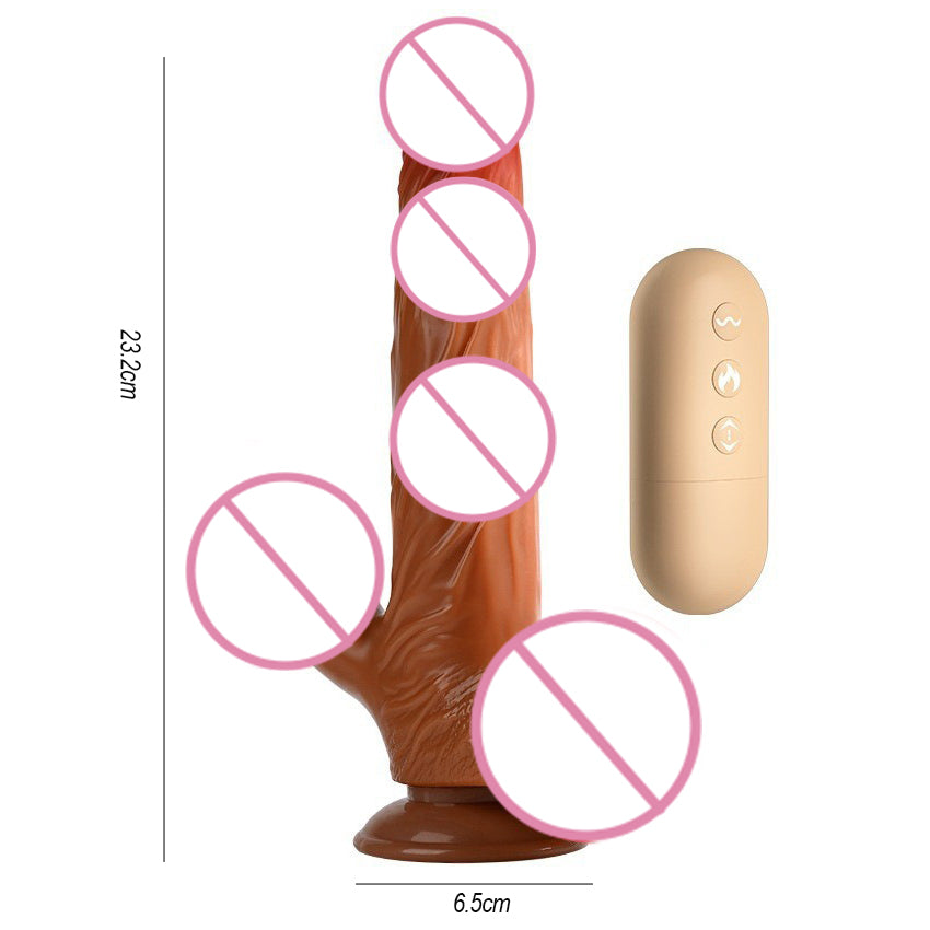 King Kong Rabbit Remote Control Vibrator, 12 Variable Frequency Modes with Thrusting, Swinging & Warming Functions