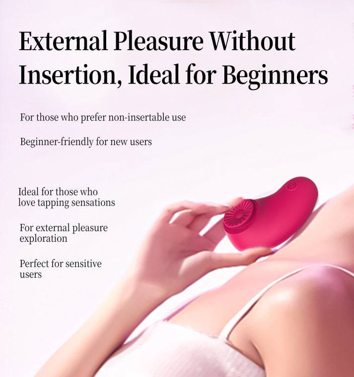 Mini double slap sucking vibrator — view 3
