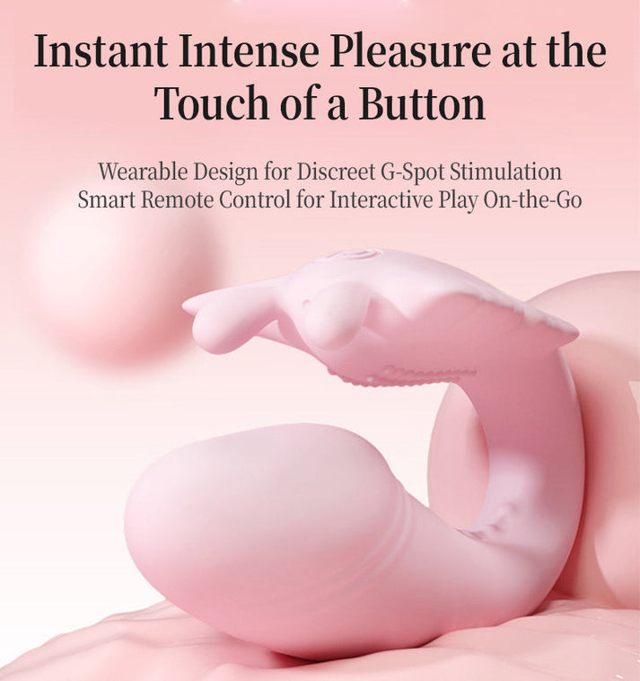 Remote Control Silent Waterproof Wearable Butterfly Vibrator, Female Clitoral Stimulator — view 4
