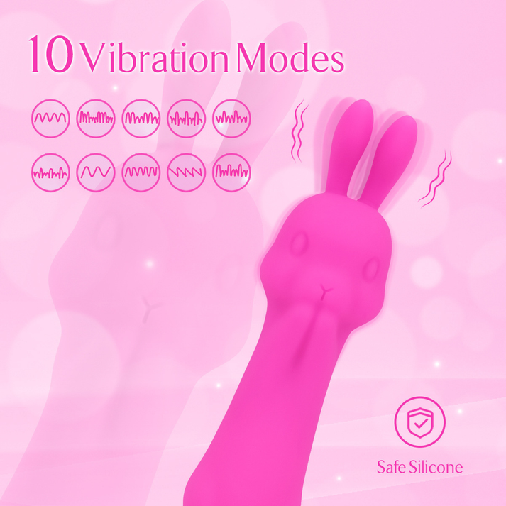 New Mini Series Cute Bunny - Shaped G - Spot Vibrator ( ) - additional view