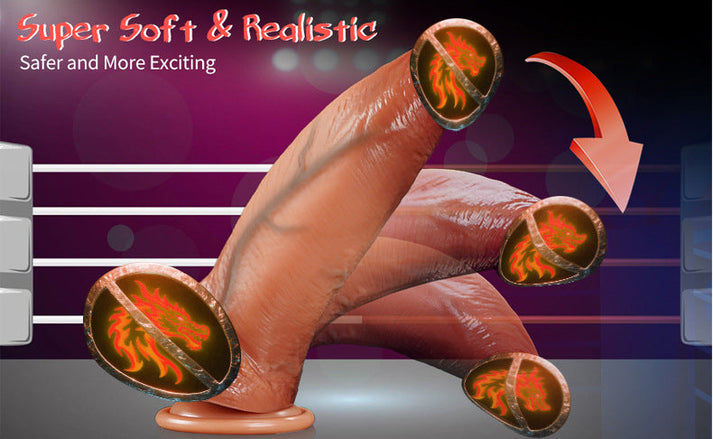 Super soft meat realistic silicone dildos — view 4