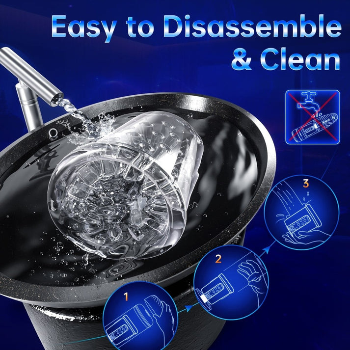 3 in 1 Automatic Men Masturbator with LCD Display Male - additional product image