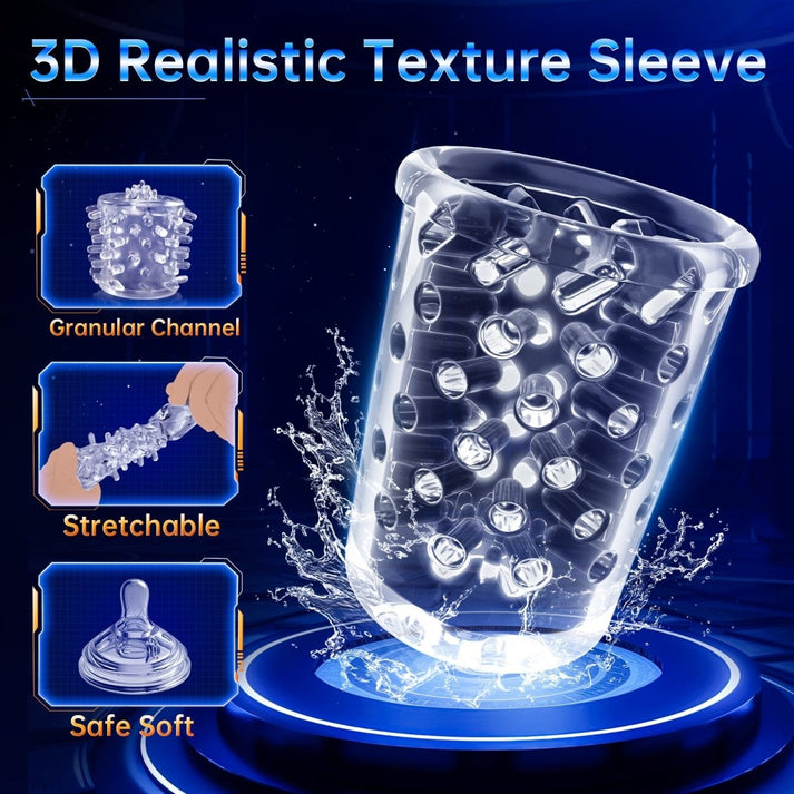 3 in 1 Automatic Men Masturbator with LCD Display Male - alternate image