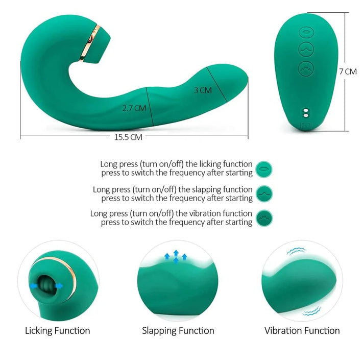 3 in 1 Clitoral Suction Licking 10 Vibration — view 6