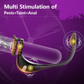 3 in 1 Penis Cock Ring with Multi Stimulations Butt Plug - gallery image