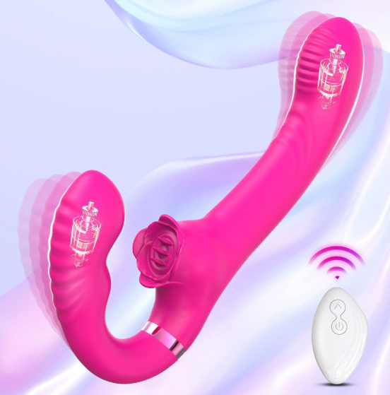 Dual - Ended Couples Vibrator - 10 Vibration Modes with - alternate view