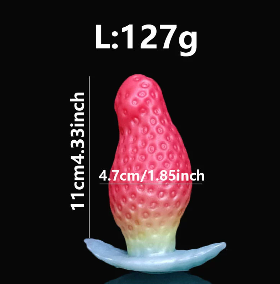 strawberry-shaped Multiple sizes anal plug — view 4