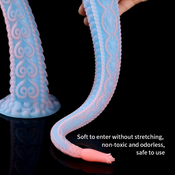 Giant rose special-shaped octopus dildo anal plug — view 4
