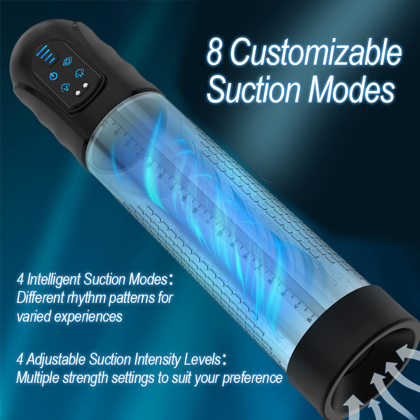 Waterproof Electric Training Masturbator with Vacuum & Hydrotherapy Function