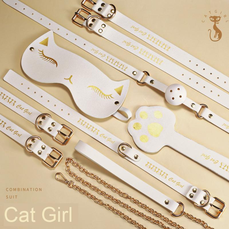 Cat Girl SM Restraint Training Couple Flirting Adult Sex - alternate view