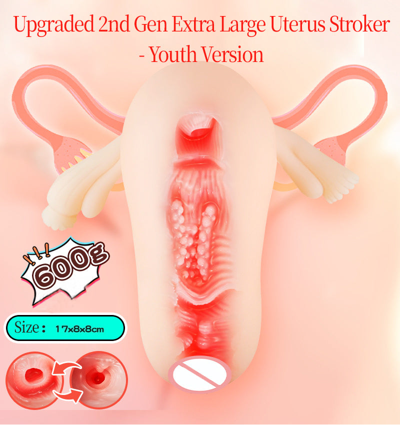Realistic Vaginal Uterine Cavity Male Masturbator - additional view