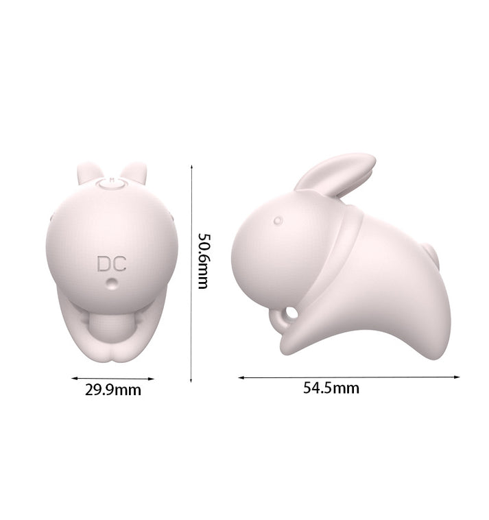 Jade Rabbit Shaped Multi-frequency Suction Vibrator 10 Variable Frequency Stimulation Modes — view 3