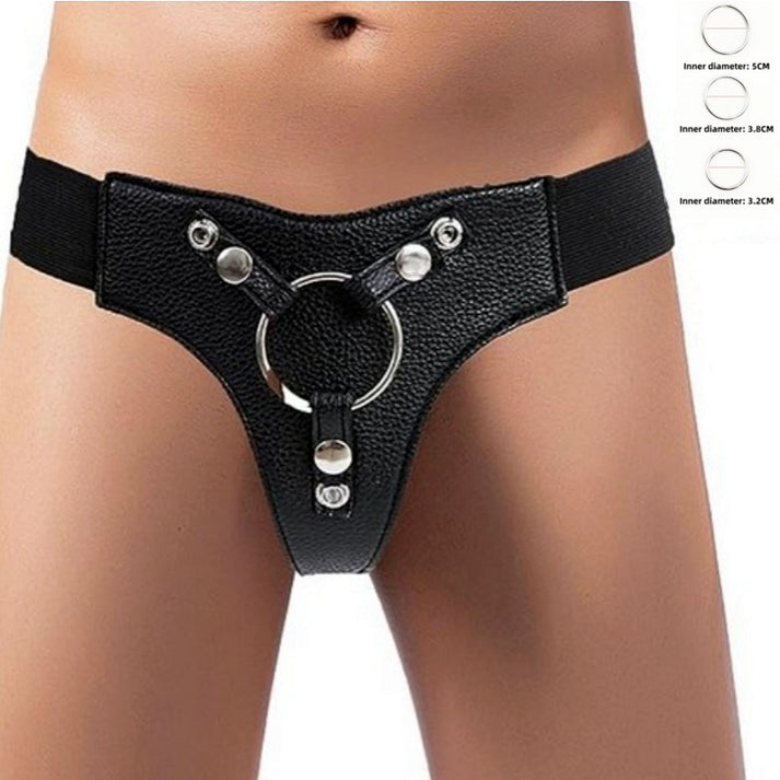 Adjustable Strap-On Harness with O-Rings — view 2