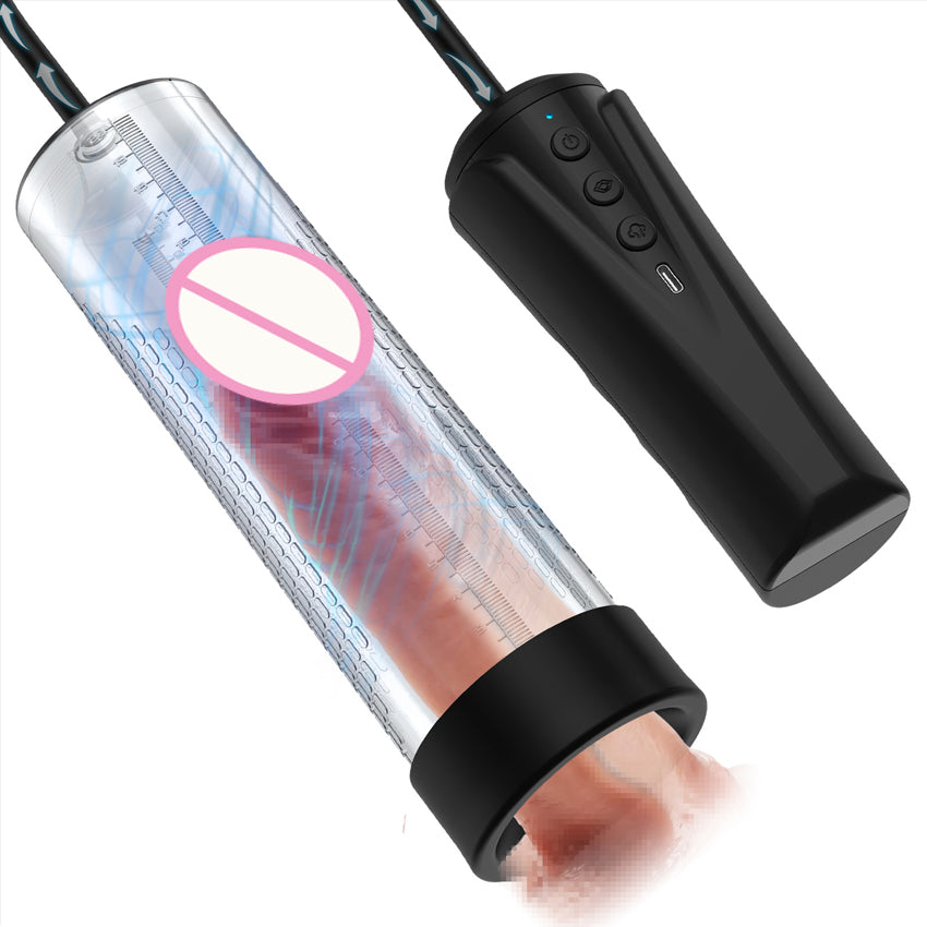 Adjustable Auto Suction Training Masturbator with 3 Suction Intensities, Multi-Functional Design, and Waterproof Construction