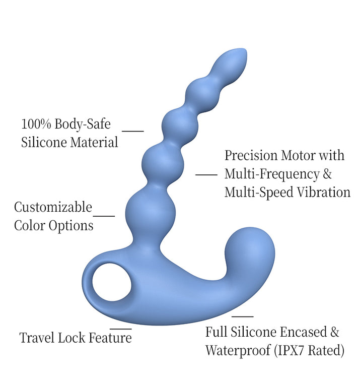 Liquid Silicone Vibrator, Skin-Friendly Material, Multi-Frequency Strong Vibration — view 2
