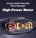 Octopus Multi - Head Massager BDSM Male Masturbator - detail view