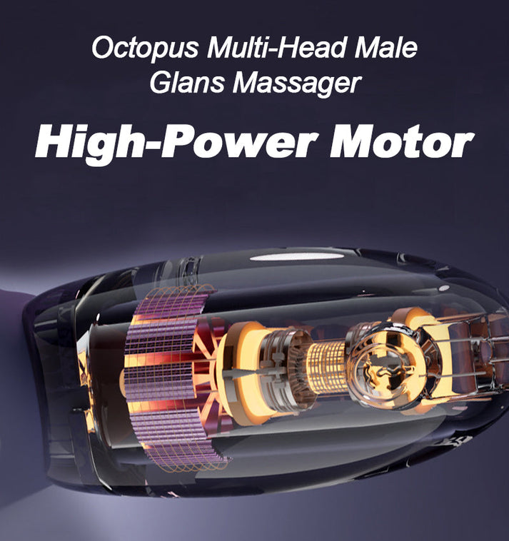 Octopus Multi-Head Massager BDSM Male Masturbator — view 3