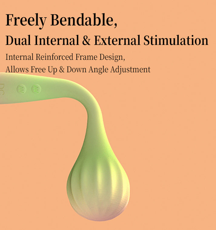 Bendable Double Head Full Silicone Vibrator — view 4