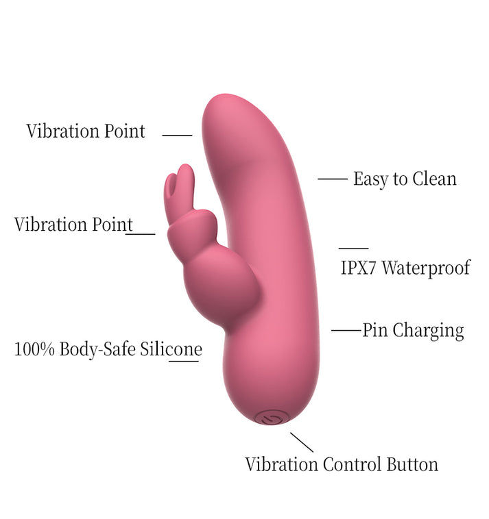 Silicone Powerful Vibrator, Made with Liquid Silicone, 3 Speeds + 7 Vibration Patterns — view 3