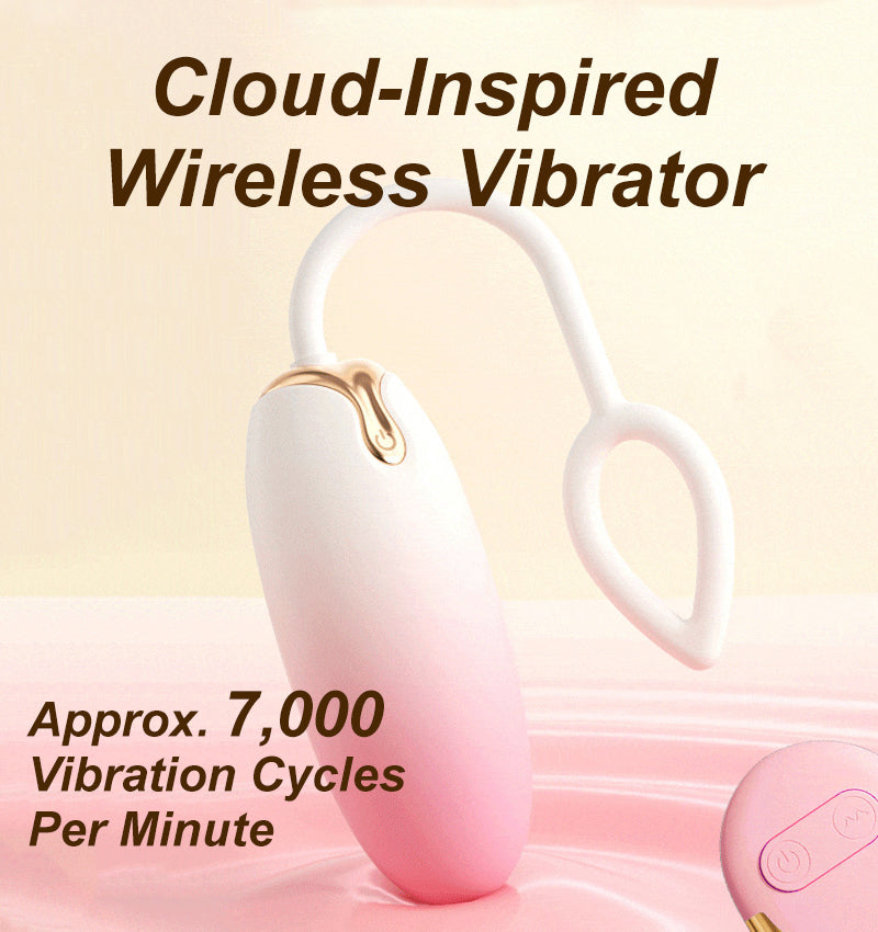 Cloud - Inspired Wireless Remote Control Vibrator - detail view