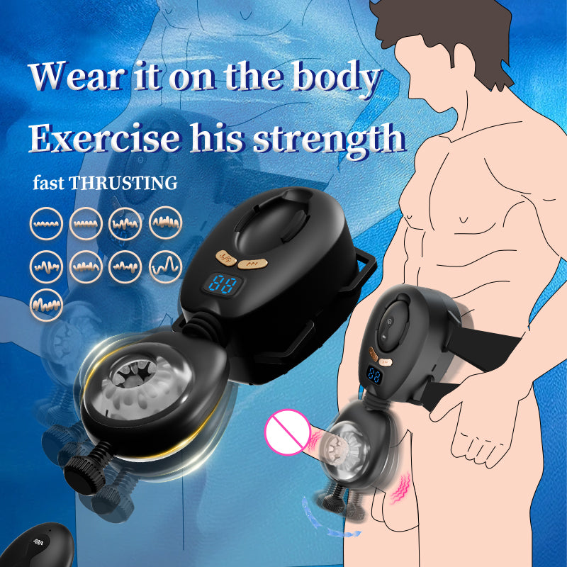 Samurai Belt Masturbator, Wireless Remote Control, Fully - additional view