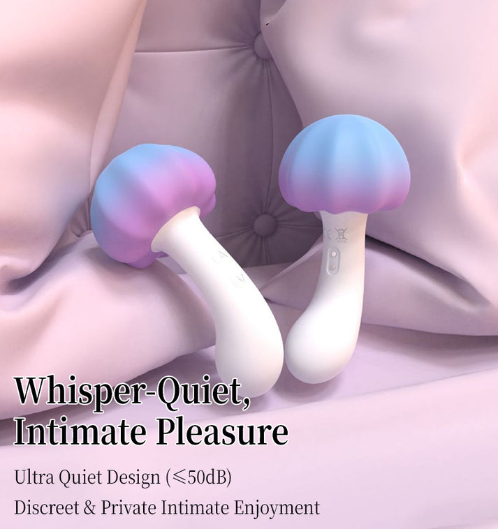 Mushroom Shape Dual Vibration Massager — Multi-Frequency Powerful G-Spot Stimulator — view 3