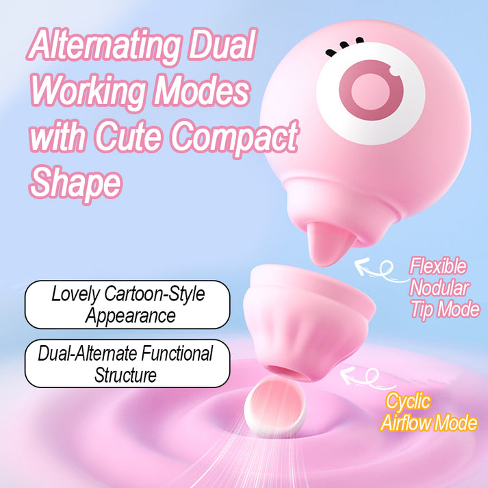 Dual-Function Liquid Silicone Vibrator with 10 Adjustable Working Modes, ABS Hard-Shell Construction — view 7