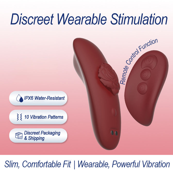 Non-Insertable Wearable Vibrating Egg for External Stimulation — view 3