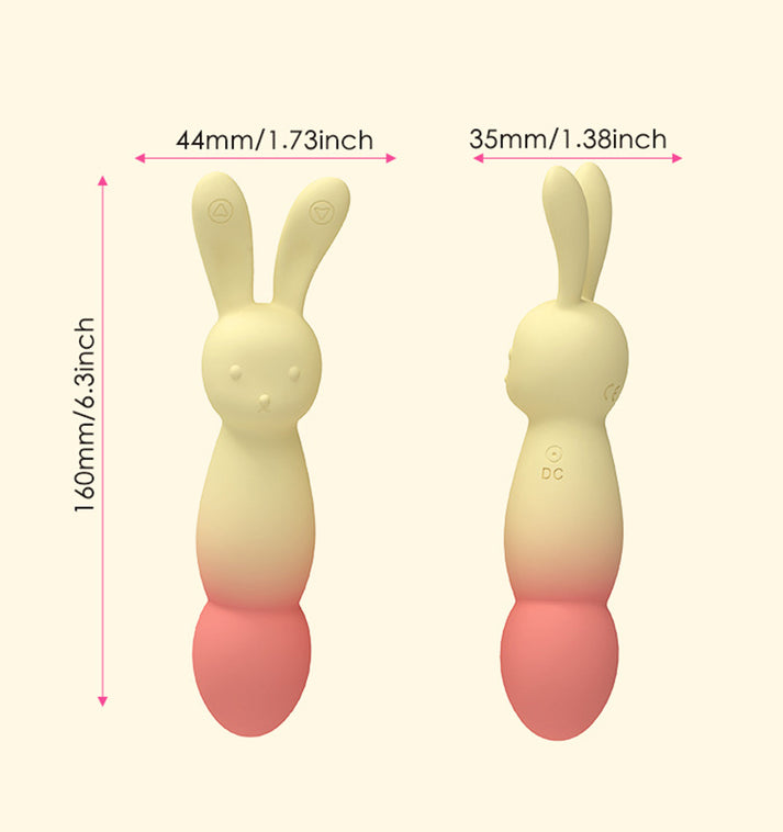 Fully coated silicone rabbit vibrator, soft and flexible, unisex use — view 4