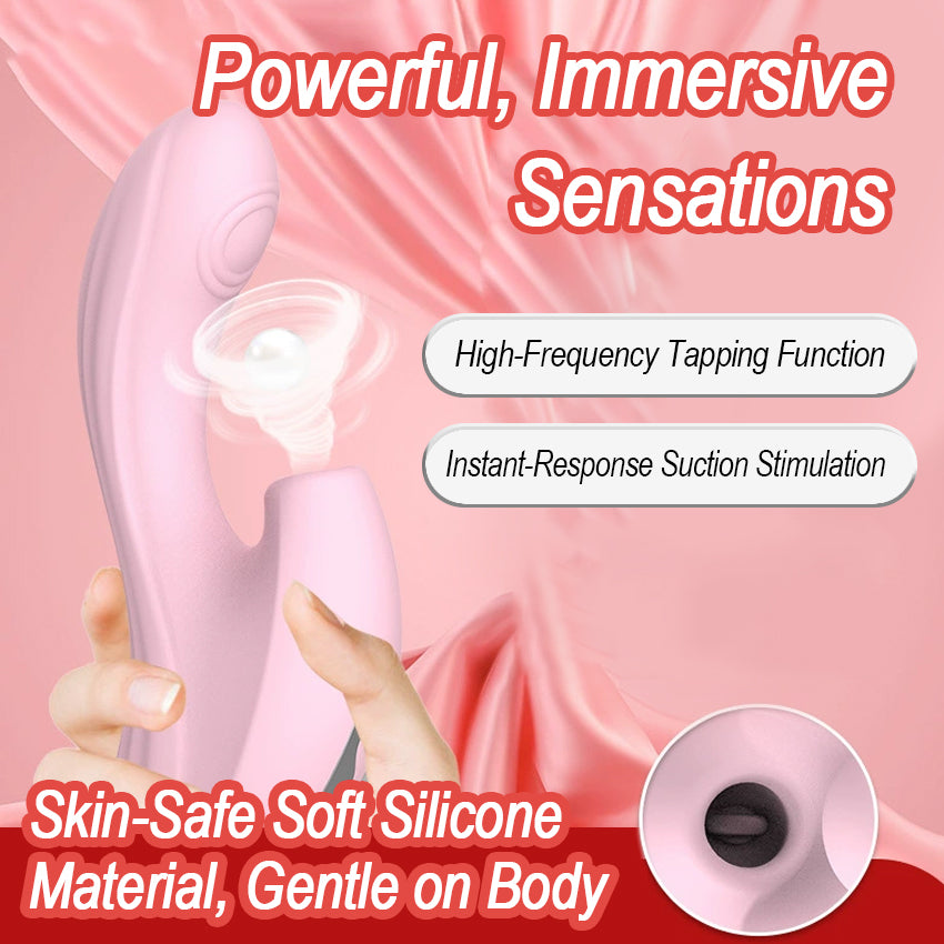 Pink 3-in-1 Vibrator with 30 Intensity Modes