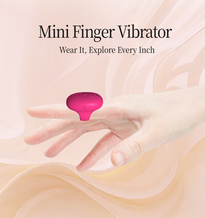 Threaded Finger Vibrator, Portable Mini Multi-Speed Powerful Vibration Masturbator — view 5