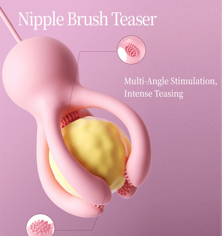 Octopus Breast Vibrator, Female Chest & Nipple Stimulation Massager — view 4