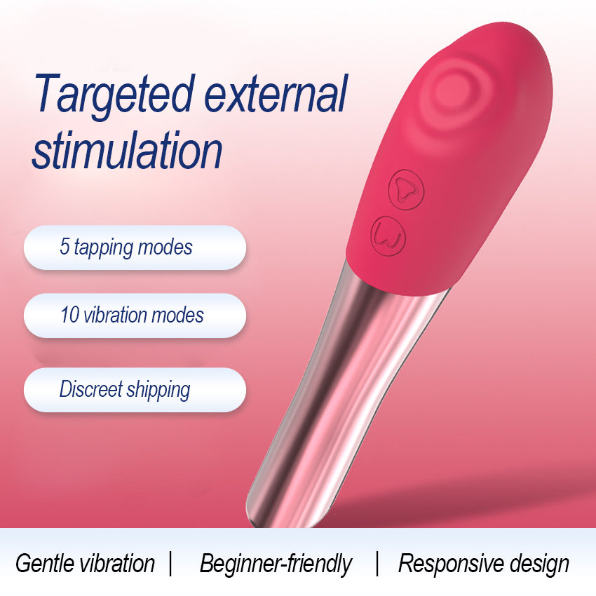 Discreet 5-tap 10-vibe women’s intimate vibrator