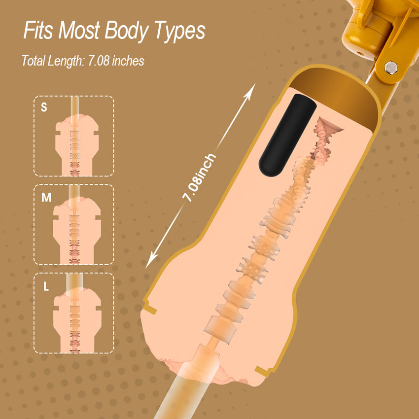 Rechargeable Vibrating Masturbator — view 5