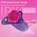 Wearable Rose Vibrating Female Insertable Strong Vibration Wireless Remote Control Non-stretching Female Vibrator — view 4
