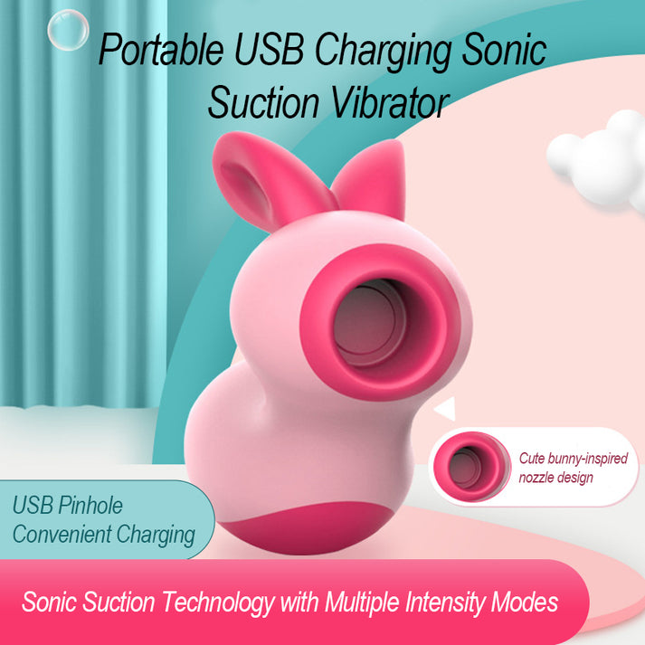 Cute Portable Suction Vibrator, 5 Suction Modes — view 8