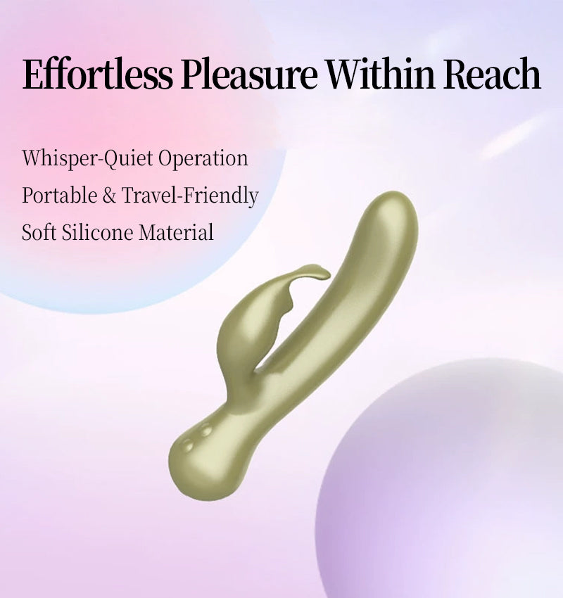 Battery Powered G-Spot Vibrator for Women, SingleDual Vibration Modes, Intimate Personal Massager