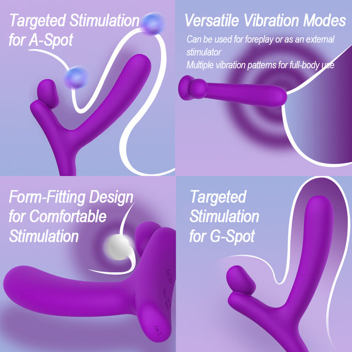Creative-Style Silicone Vibrator with Powerful Vibration — view 2