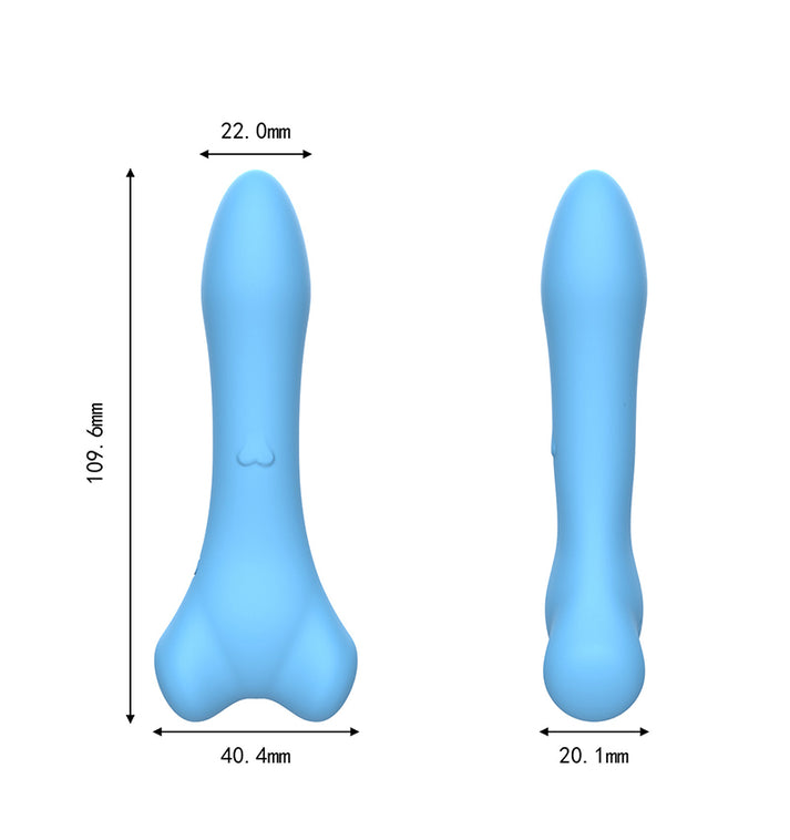 Rocket-shaped Vibrator, Liquid Silicone, 10 Vibration Modes, Quiet Operation Under 55dB — view 3