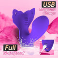 Love heart panty wearable toy with dual vibration for clitoral stimulation — view 2