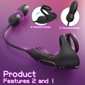The Double - Ring Essence Locking Ring Vibration Remote - gallery image